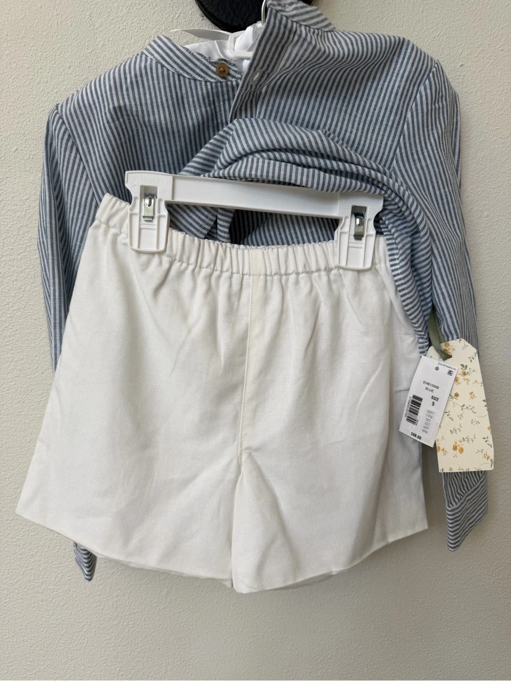 Edgehill Collection x Kristin Ellen Hockman Little Boys' Anders Shorts Set